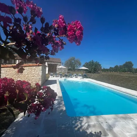 ヴィラ Large House With Pool Sleeping Up To 10 People Gageac-et-Rouillac
